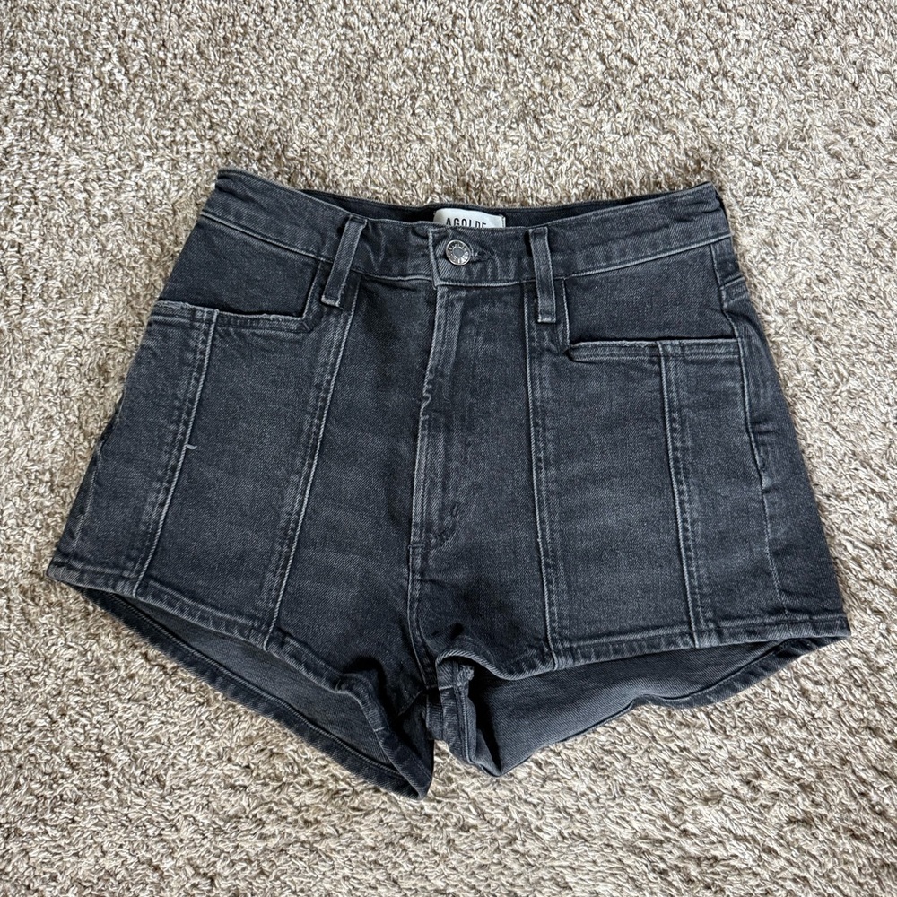 Agolde black shorts
